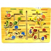 Деревянный лабиринт Живая природа, фрукты
