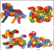 Пазлы 4 животных (Б205)