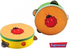Барабанчик с бубном Б328