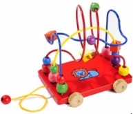 Деревянный лабиринт каталка  5227