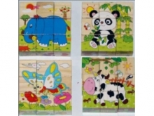 Детские деревянные кубики 8234