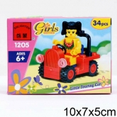 Конструктор Brick 1205 Девочка в машине