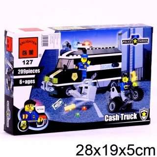 Конструктор Brick 127 Полицейский фургон с аксессуарами