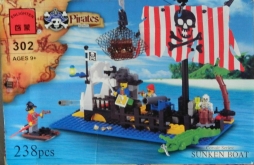 Конструктор Brick 302 Пиратский остров