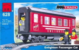 Конструктор Brick 628 Пассажирский Вагон-Ресторан